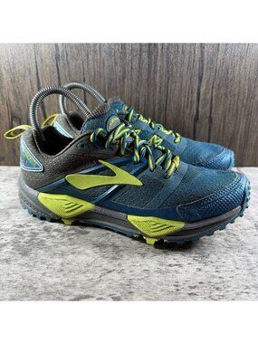 Brooks Cascadia 12 Shoes Womens Size 6 Blue Yosemite Trail Running Cushion DNA
